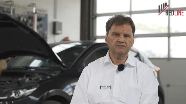 Standbild aus dem Interview mit Jürgen Schrade, Autohaus Komet